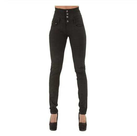 Button-Fly Slim Jeans