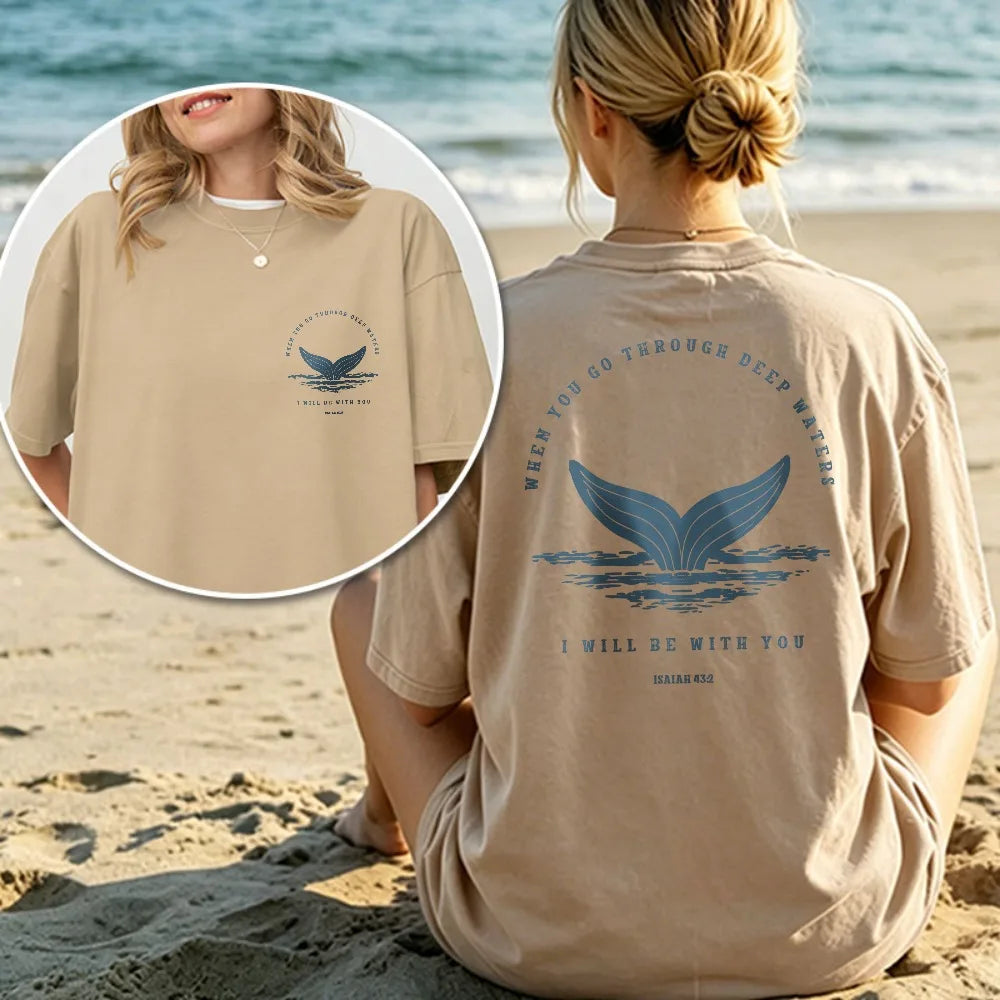 Isaiah 43:2 Ocean Graphic Tee
