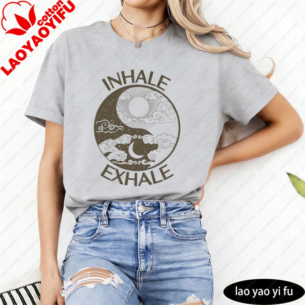 Inhale Exhale Graphic Tee