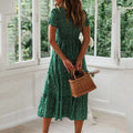 Printed Midi Dress