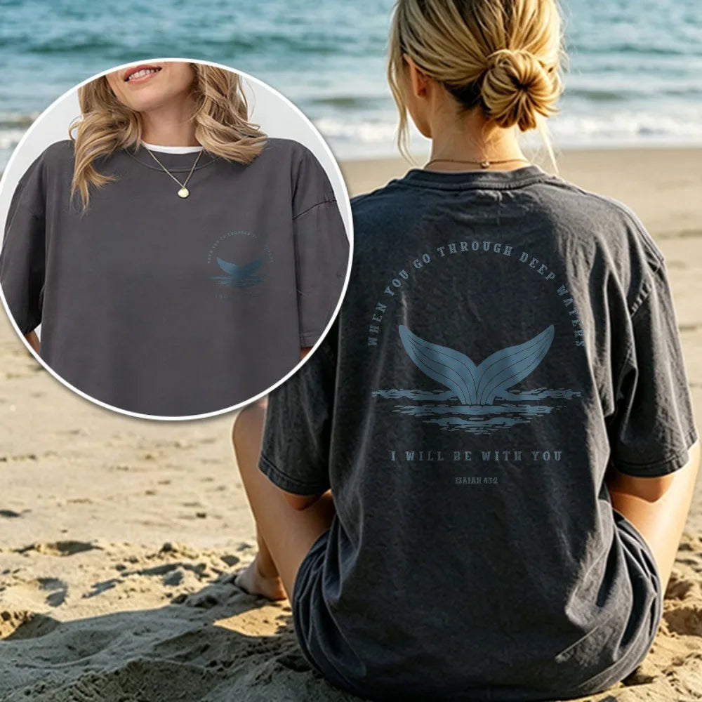 Isaiah 43:2 Ocean Graphic Tee