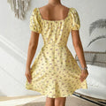 Floral Tie-Front Dress