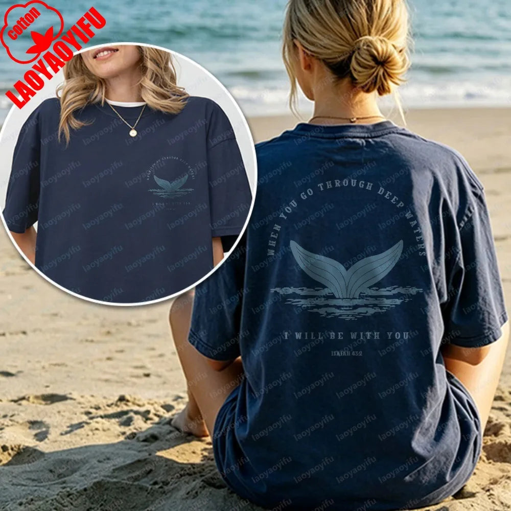 Isaiah 43:2 Ocean Graphic Tee