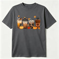 Cat & Coffee Graphic Tee