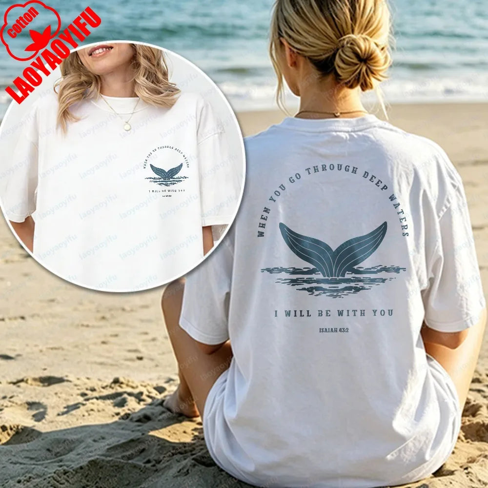 Isaiah 43:2 Ocean Graphic Tee