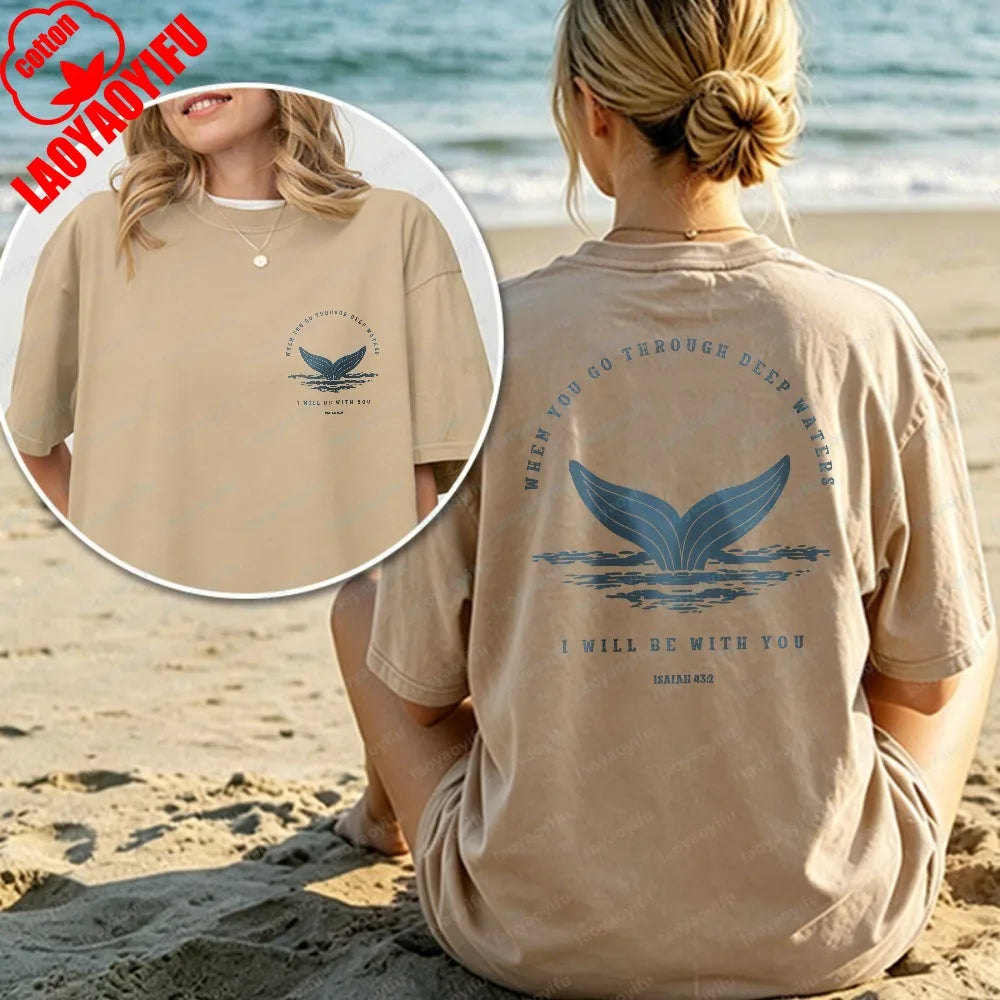 Isaiah 43:2 Ocean Graphic Tee