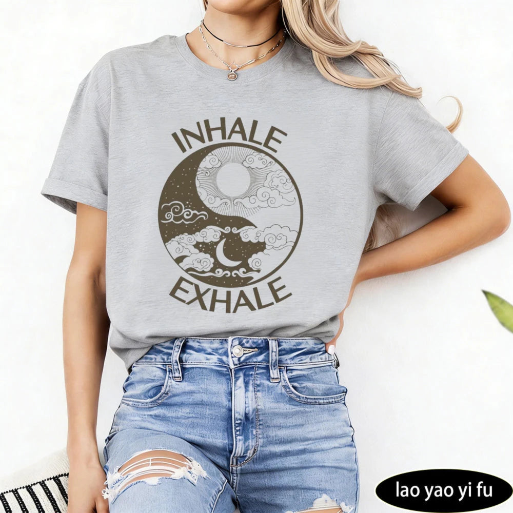 Inhale Exhale Graphic Tee