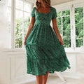 Printed Midi Dress
