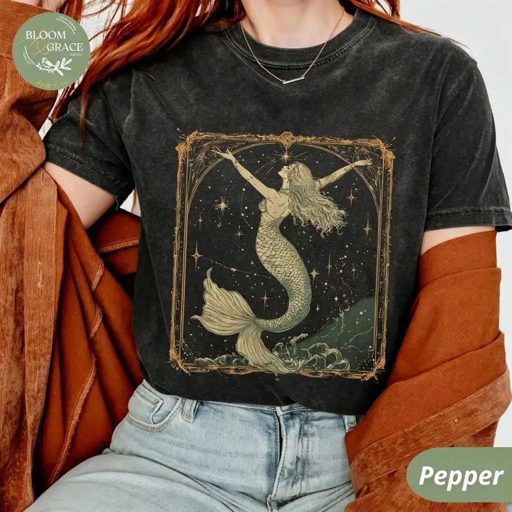 Vintage Mermaid Graphic Tee