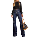 High-Waist Button-Fly Jeans