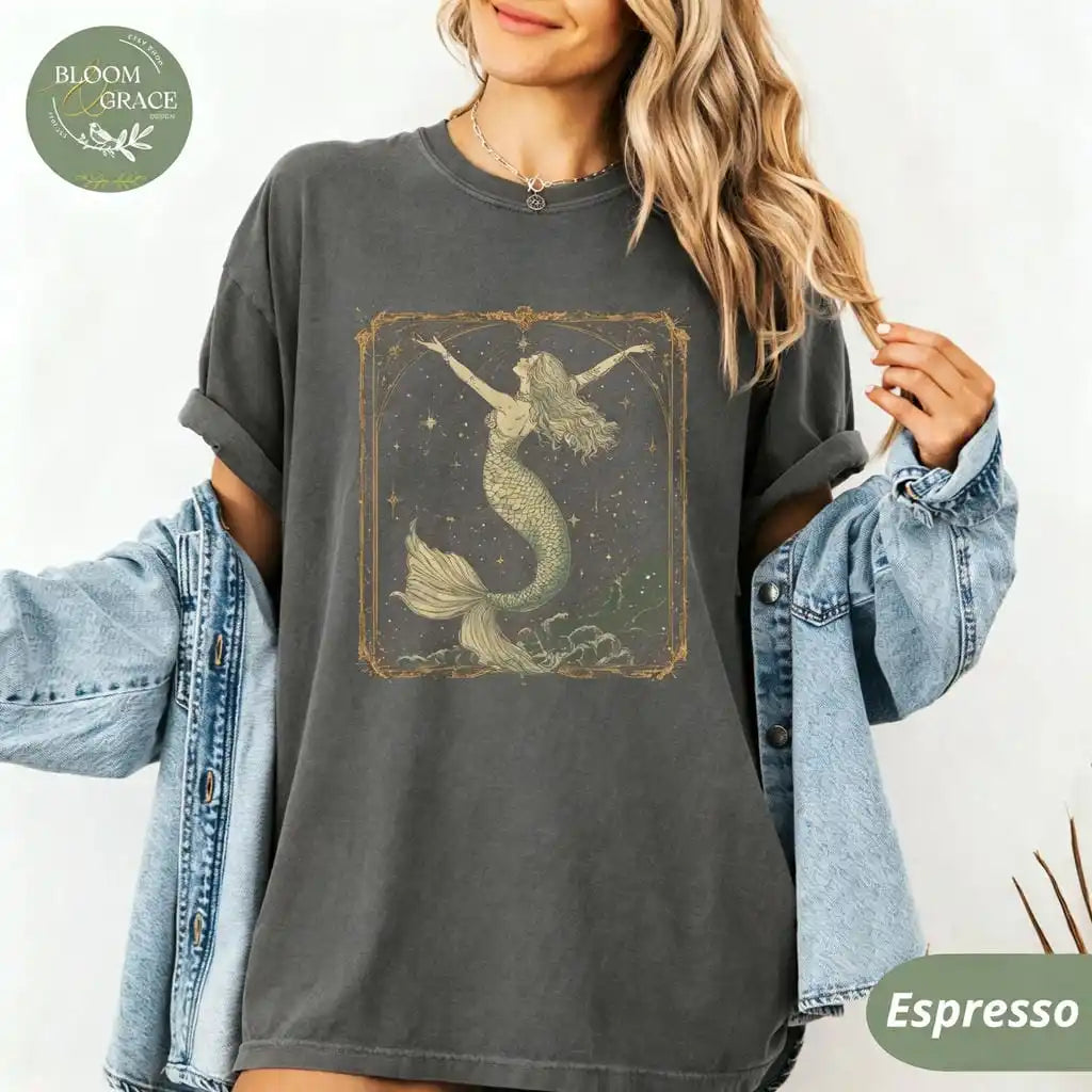 Vintage Mermaid Graphic Tee