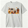 Cat & Coffee Graphic Tee