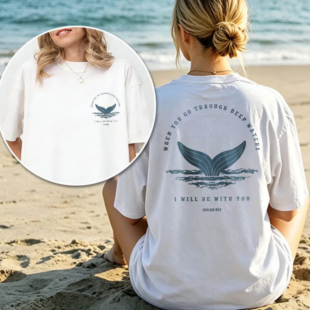 Isaiah 43:2 Ocean Graphic Tee
