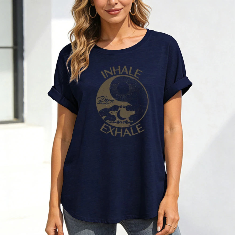 Inhale Exhale Graphic Tee