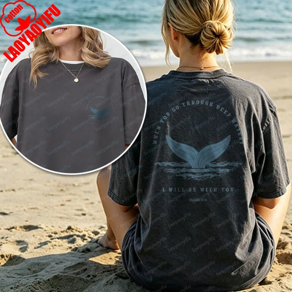 Isaiah 43:2 Ocean Graphic Tee