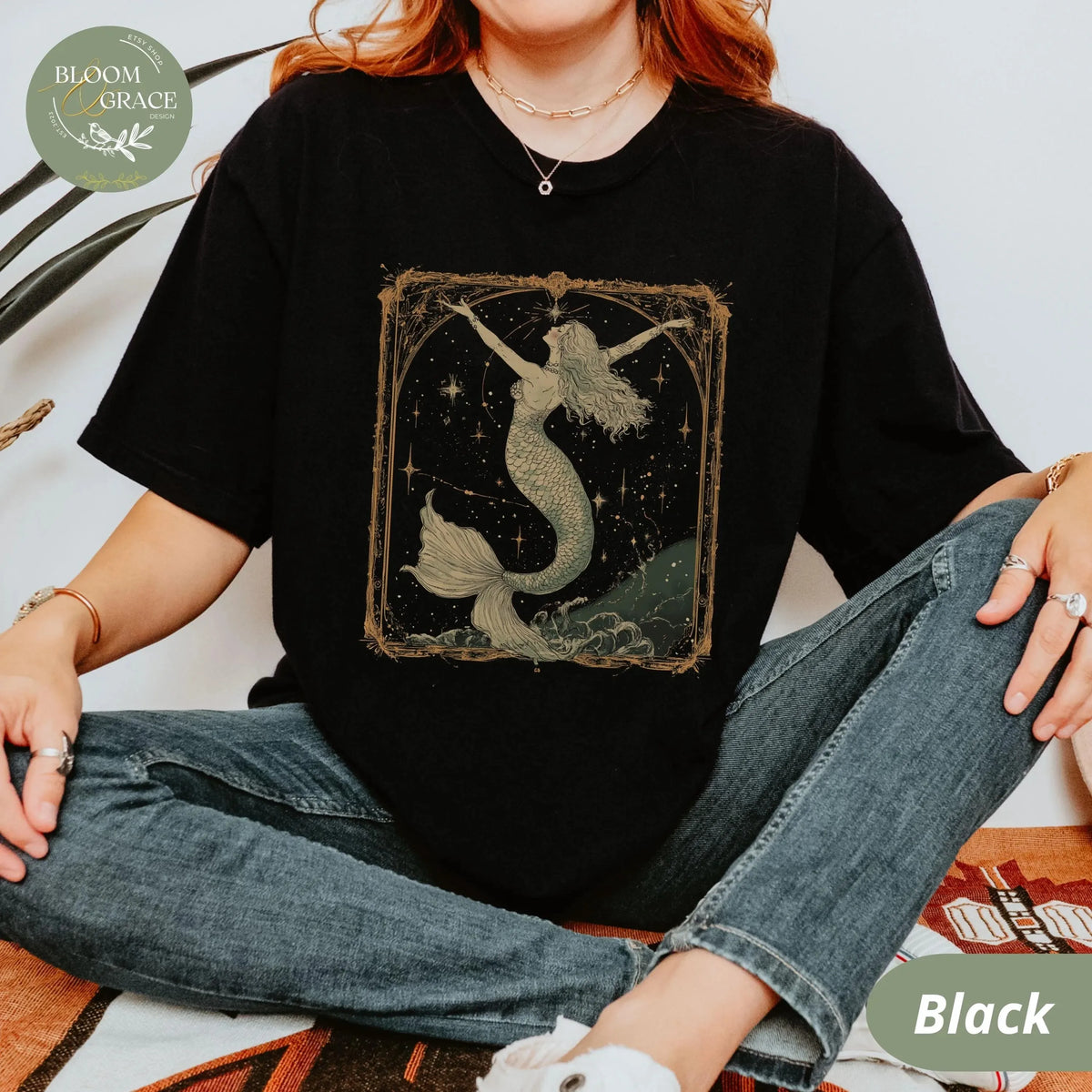 Vintage Mermaid Graphic Tee