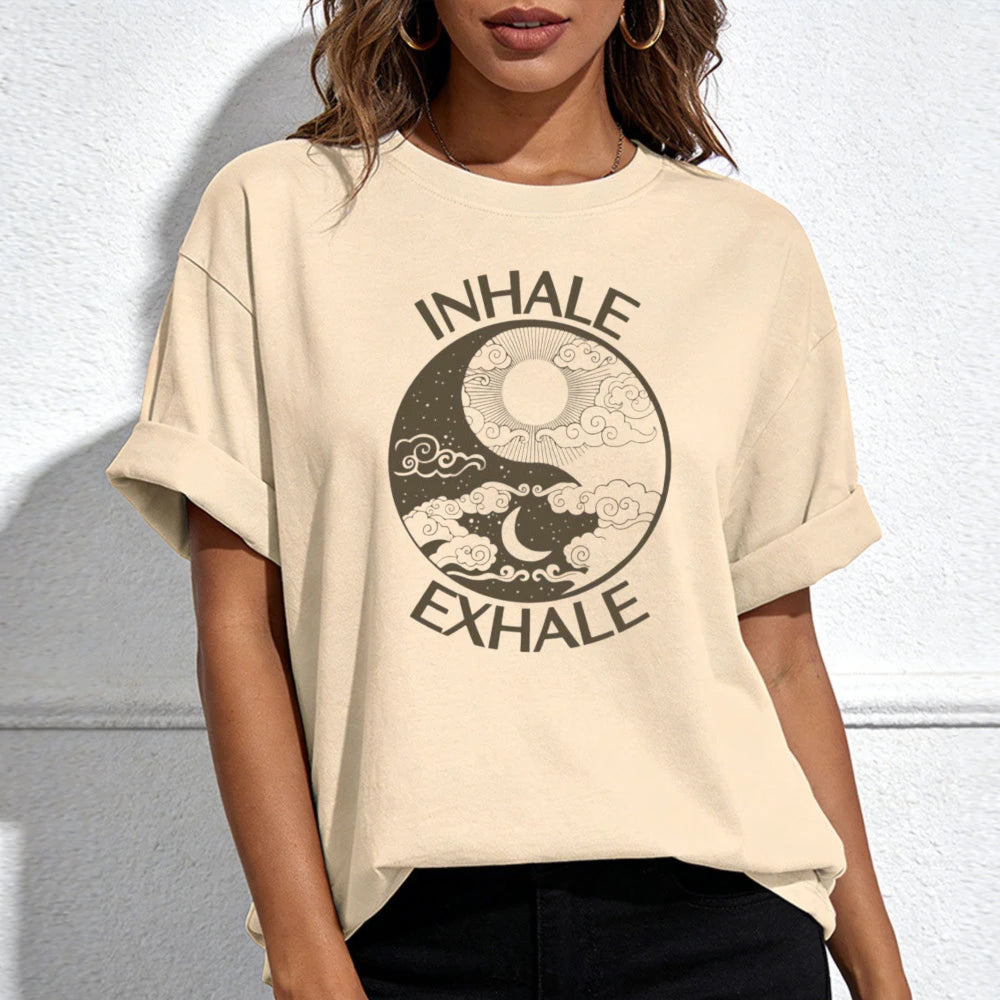 Inhale Exhale Graphic Tee