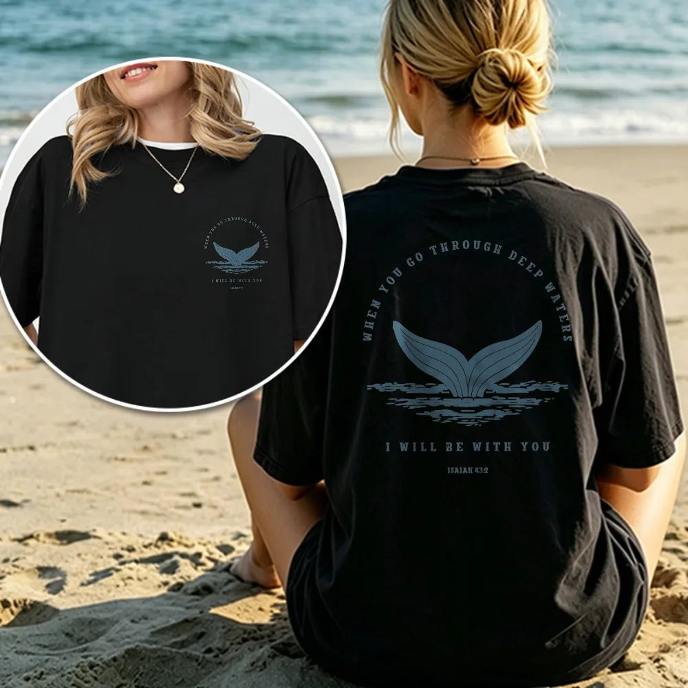 Isaiah 43:2 Ocean Graphic Tee