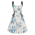 Floral Strappy A-Line Dress