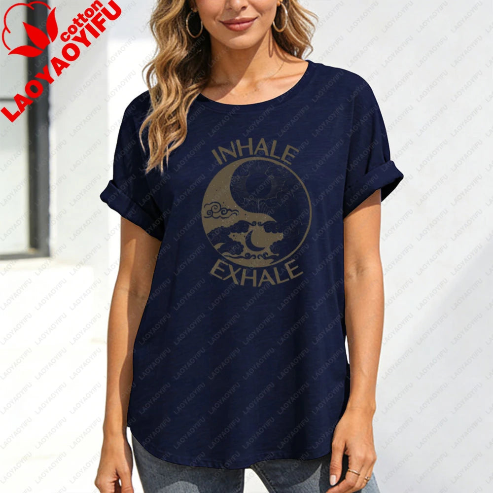 Inhale Exhale Graphic Tee