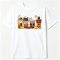Cat & Coffee Graphic Tee