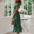 Printed Midi Dress
