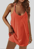 Usthebasic Everyday Lounge Dress with Built-In Shorts