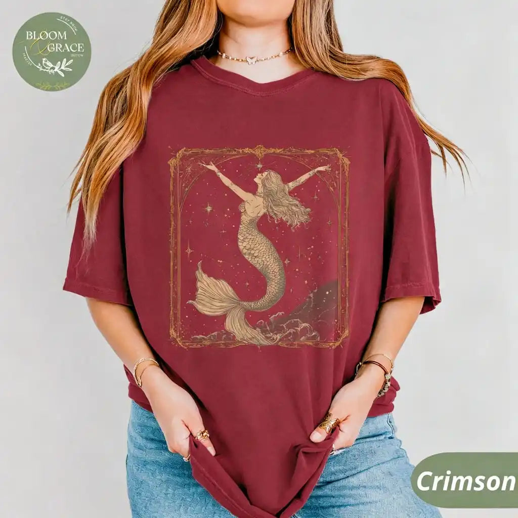 Vintage Mermaid Graphic Tee