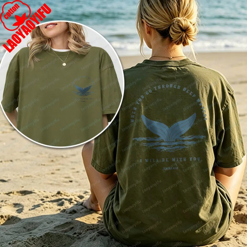 Isaiah 43:2 Ocean Graphic Tee