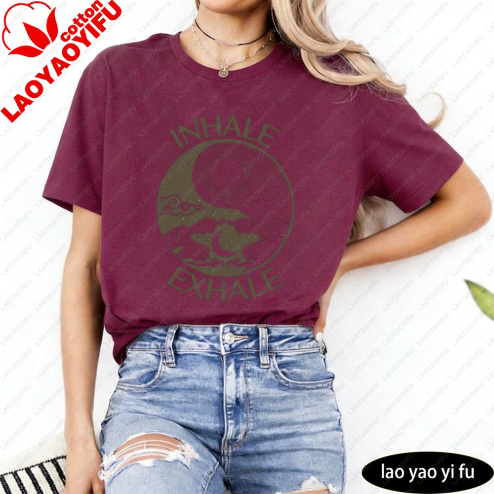 Inhale Exhale Graphic Tee