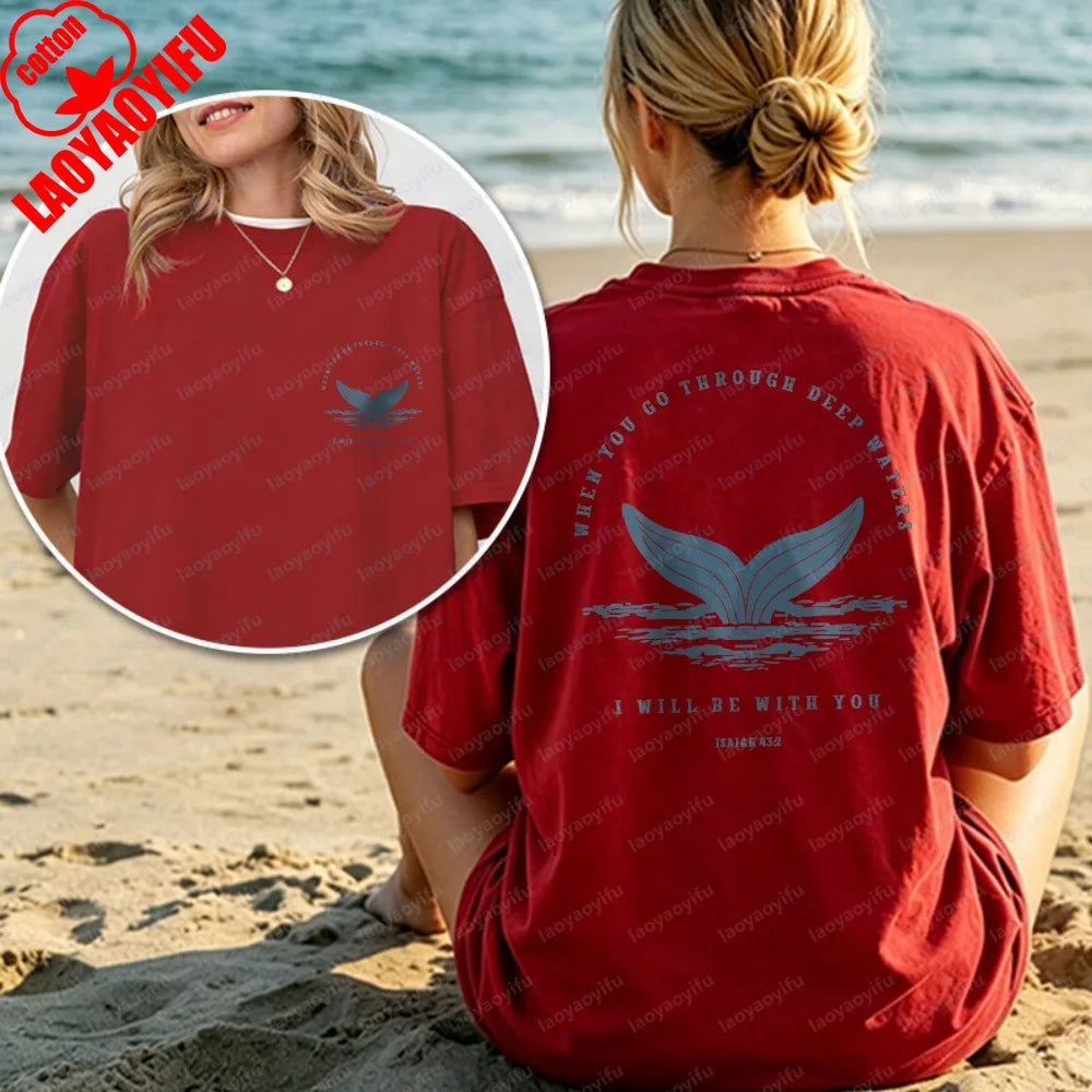 Isaiah 43:2 Ocean Graphic Tee