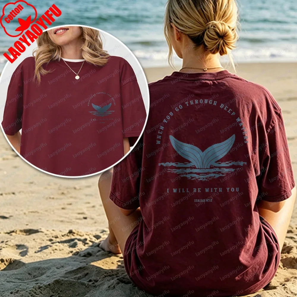 Isaiah 43:2 Ocean Graphic Tee