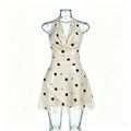 Polka Dot Sleeveless Mini Dress
