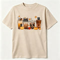 Cat & Coffee Graphic Tee