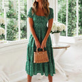 Printed Midi Dress