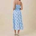 Floral Strappy Midi Dress