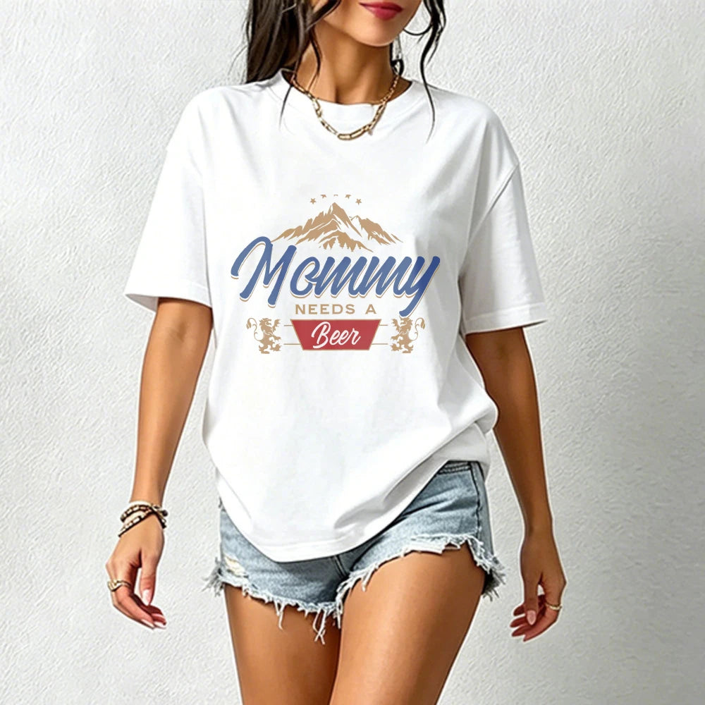Mommy Needs a Beer Graphic Tee