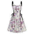 Floral Strappy A-Line Dress