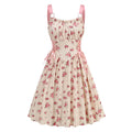 Floral Strappy A-Line Dress